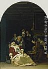 Frans van Mieris The Doctors' visit painting